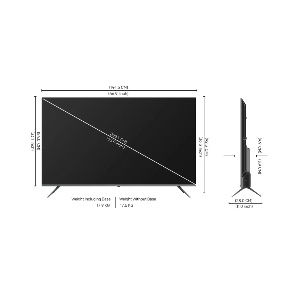 سكاي ورث 65"4  كيه / سمارت /  2يو اس بي / 3اتش دي ام اي - (65G6500G)