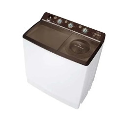 Hitachi Twin tub Washing Machine/17Kg/White & Brown - (PS-1700FJDBR)