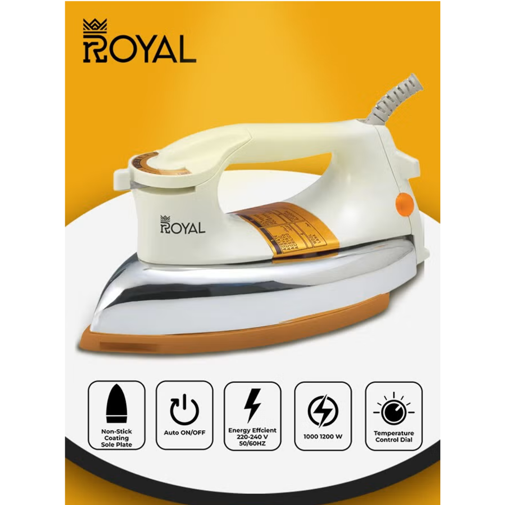 Royal Dry Iron / Heavy Weight / 1200W / White - (RA-HWI007)