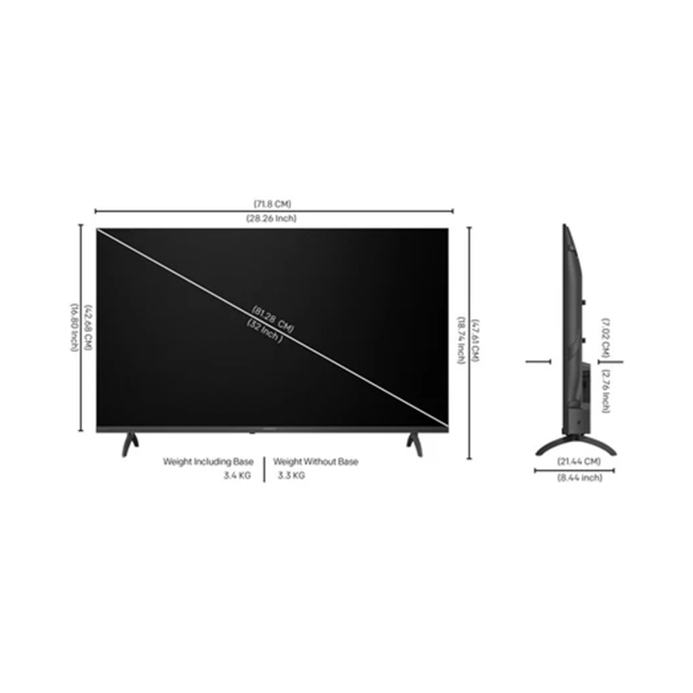 Skyworth 32" FHD TV / Smart / 2USB / 2HDMI - (32E5000G)