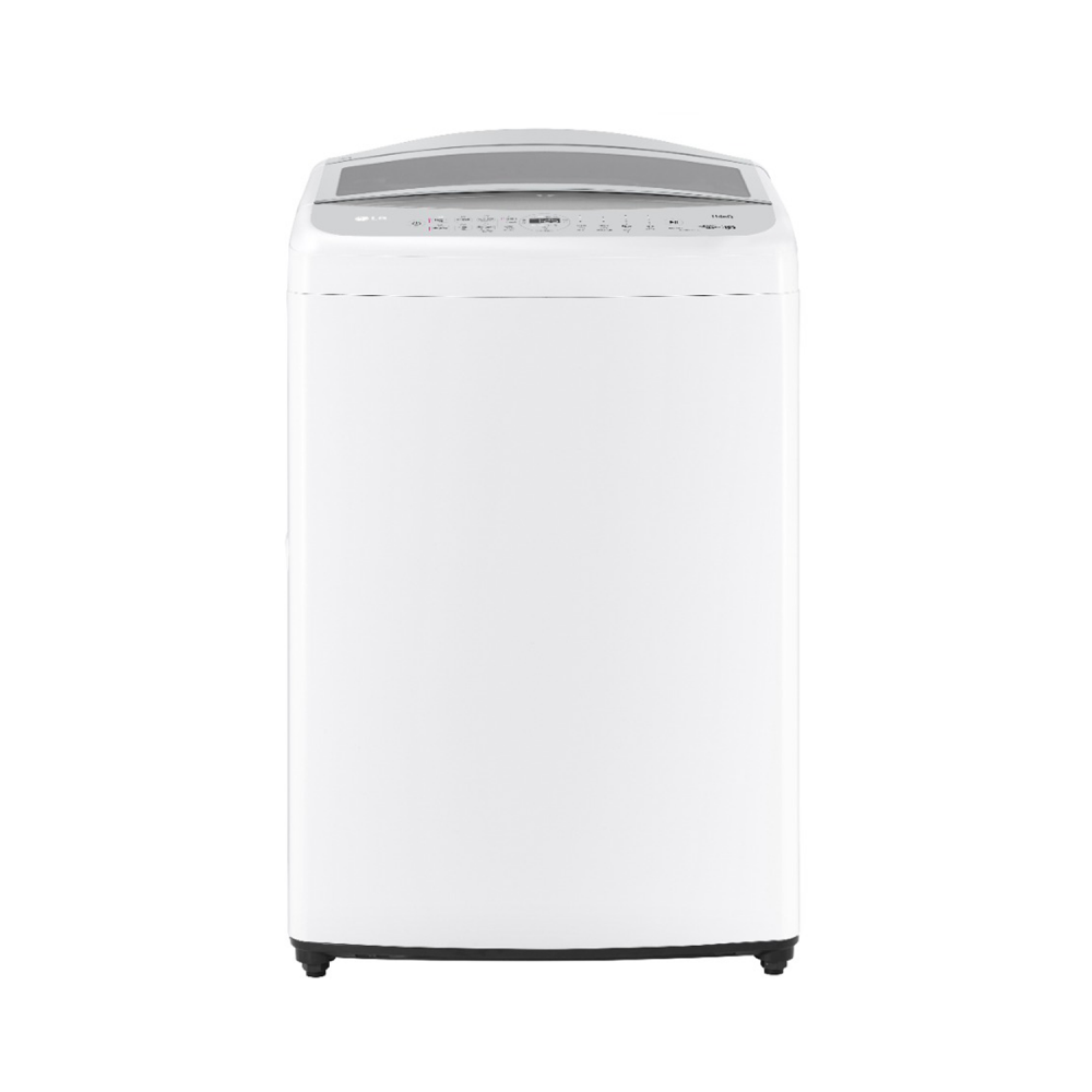 LG Top Load Washing Machine / 11.5KG  / Steam / Inverter / Turbo Wash / ThinQ / White- (WTV11BNW)