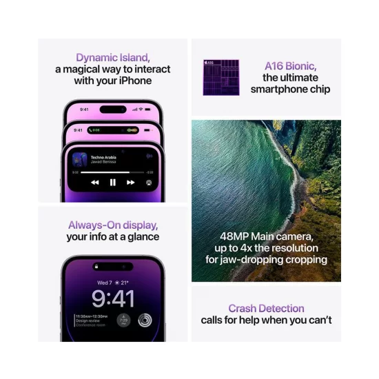 Apple iPhone 14 Pro 128GB 6.1´´ Smartphone Purple