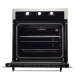 Midea Builtin Electric Oven / 60cm / Elec. Grill / 4 Functions / 2100W / Stainless Steel - (65CME10104)