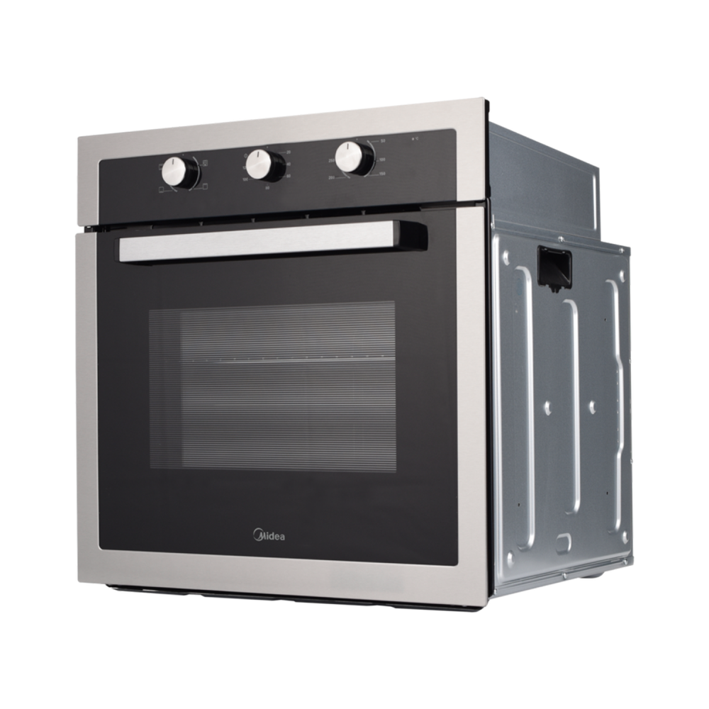 Midea Builtin Electric Oven / 60cm / Elec. Grill / 4 Functions / 2100W / Stainless Steel - (65CME10104)