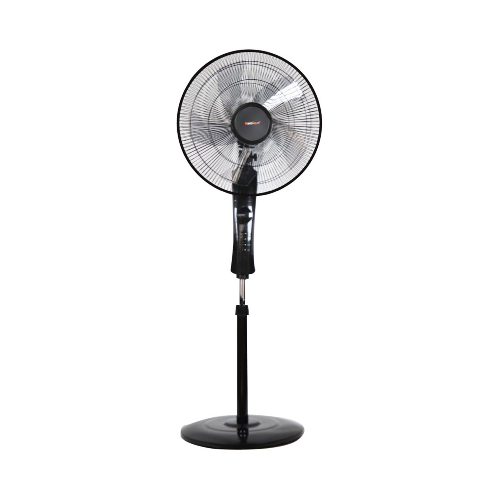 Koolen Stand Fan  / 16" / 5 Blades / 3 Speed / 60W / Remote Control / Black - (807100015)