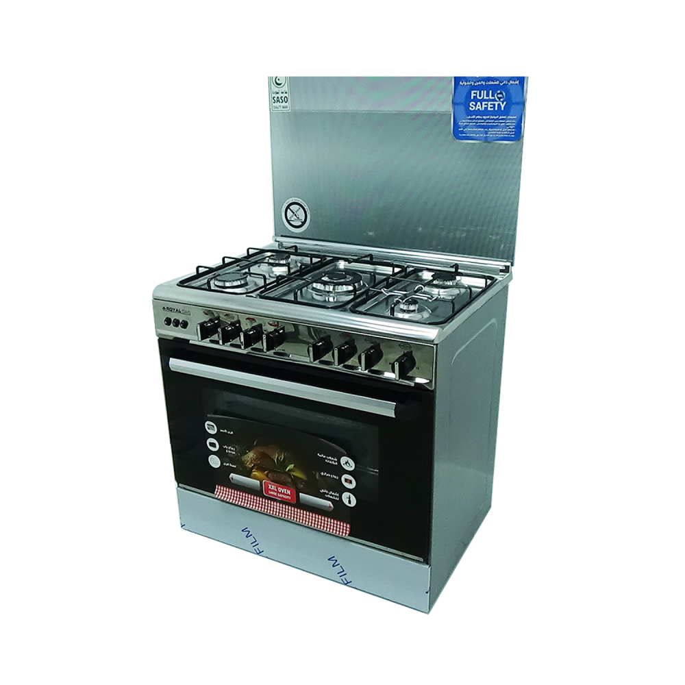 Winner Gas Cooker / 5Burner / 90X60 / FS / Steel - (W9905S)