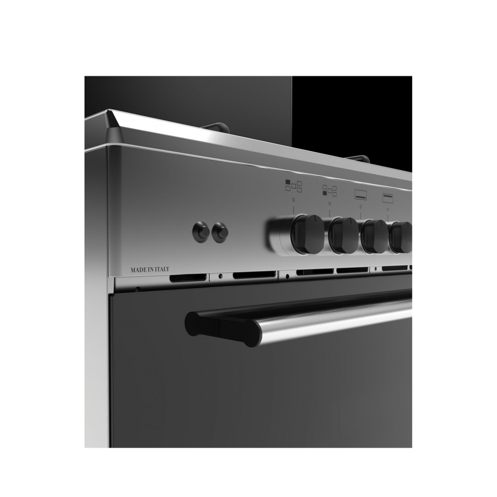 GlemGas Gas Cooker / 5 Burner / 60X90 / FS / Steel - (AL9612GIFS)