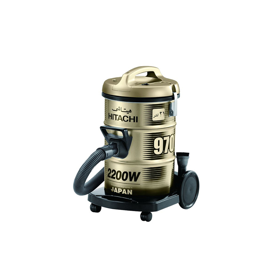 Hitachi Vacuum Cleaner/Drum/21Ltr/2200W/Gold - (CV-970YTG)