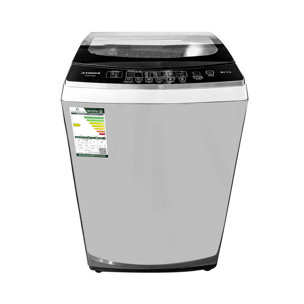 Fisher Auto Washing Machine/Top Load/16Kg/Silver - (FAWMTE16)