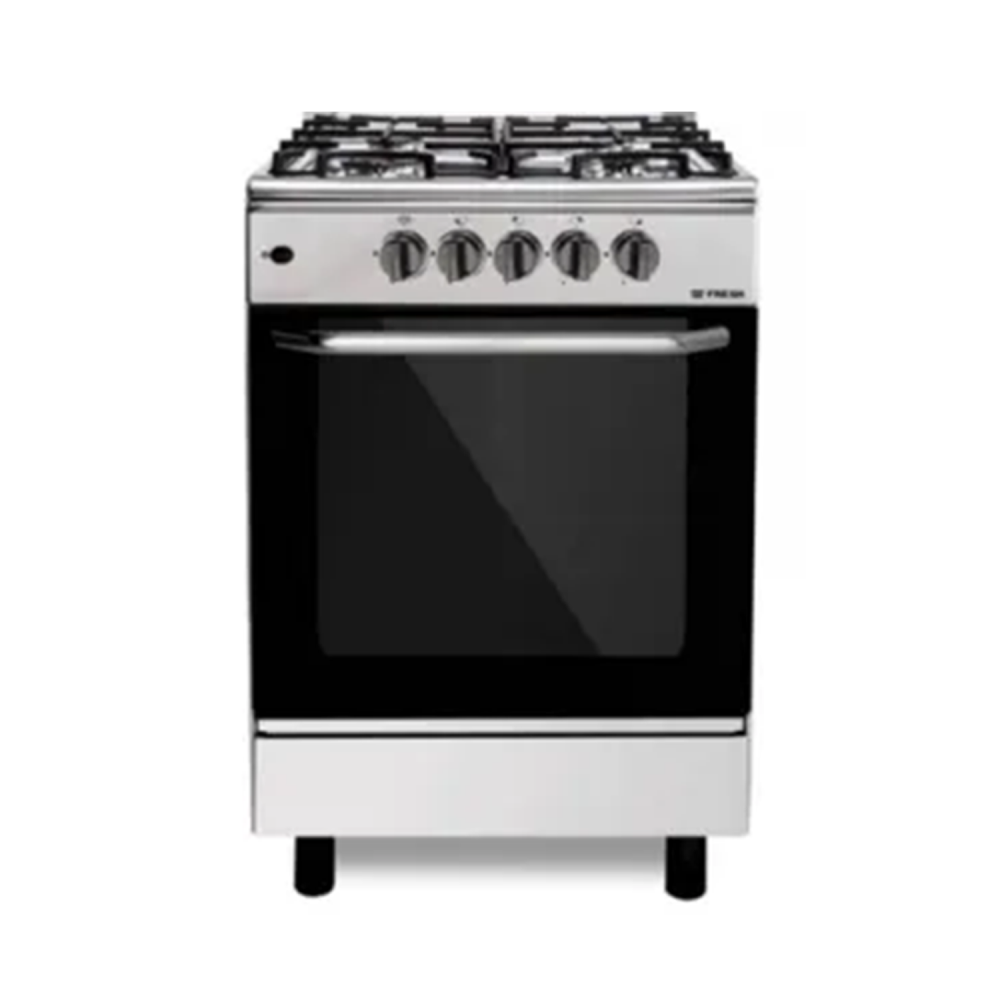 Fresh Gas Cooker / 4 Burner / 55X55 / Full Safety / Steel - (FSC5555)