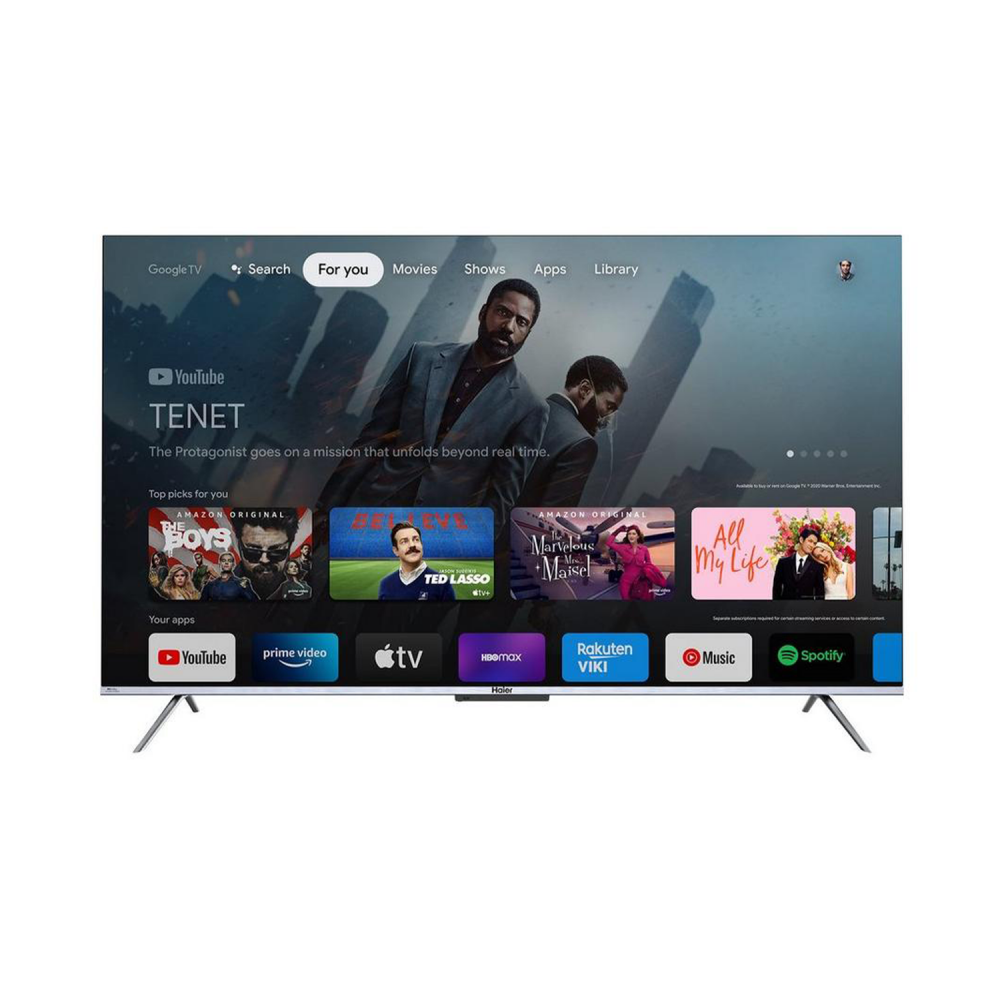 Haier 65" HQLED TV / 4K / Google Tv / Smart / HDR / Bluetooth Remote / 2USB / 4HDMI / 60Hz - (H65P751UX)