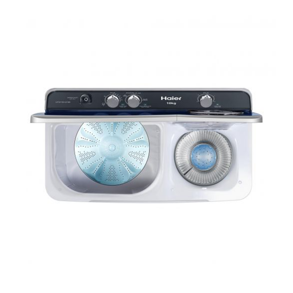 Haier Twin tub Washing Machine/10Kg/White - (HTW100-S186)