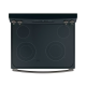 G.E. Electric Cooker/Ceramic/4 Hotplate/Dark Grey - (JSB645FKDS)