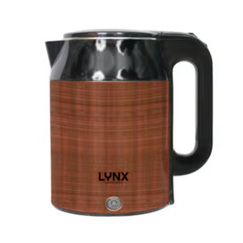 Lynx Stainless Steel Electric Kettle / 2L / 1500W / brown- (KT2101)