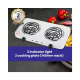 Linx spiral electric hot plate/ two burners /Stainless steel / overheat protection / 2000W / White - (LYHP6016)