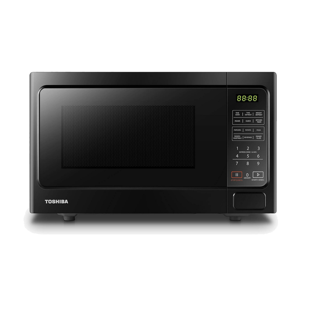 Toshiba Microwave Oven / Grill / 34Ltr / 1000W / Black Steel - MM-EG34PB(BK)