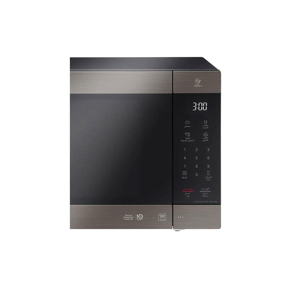 LG Microwave Oven/Solo/Inverter/56Ltr/1200W/Black-Steel - (MS5696HIT)