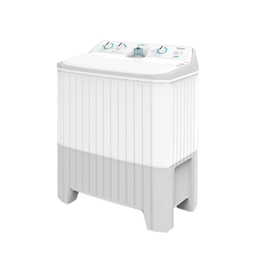 Panasonic Twintub Washing Machine/10Kg/White - NA-W1000BWSA)