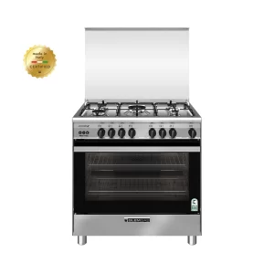 GlemGas Gas Cooker / 5 Burner / 90X60 / FS / Steel - (SE967GIFS ...