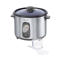 Sencor Electric Rice Cooke / 1.8L /Steel / 700W - (SRM 1800SS)