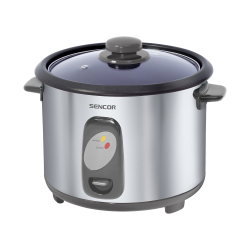 Sencor Electric Rice Cooke / 1.8L /Steel / 700W - (SRM 1800SS)