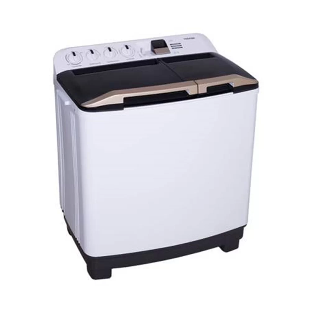 Toshiba Twin tub Washing Machine/12Kg/White - (VH-K130WBB) - VHK130WBB0000