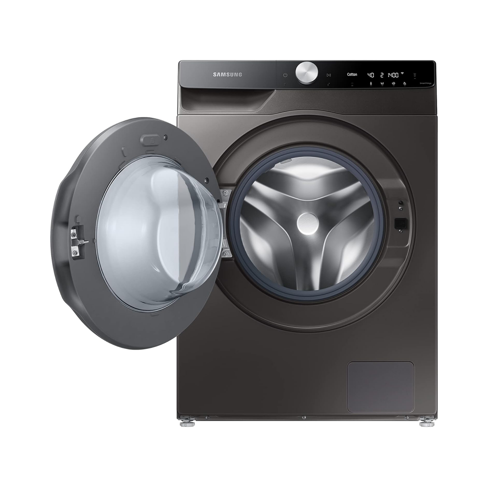 Samsung Auto Washing Machine / Front Load / Wi Fi / Inverter / Steam / Washing 12Kg - 8kg Dryer / Inox - (WD12TP34DSX/YL)