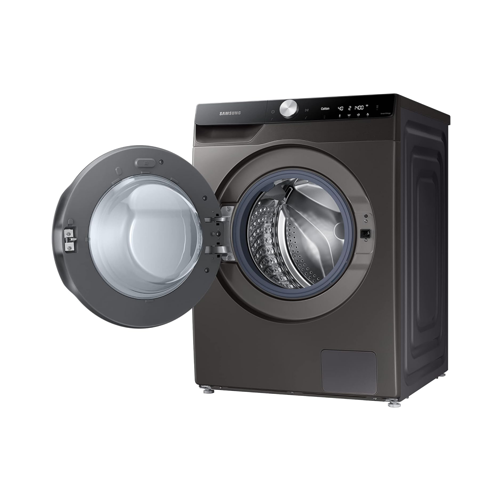 Samsung Auto Washing Machine / Front Load / Wi Fi / Inverter / Steam / Washing 12Kg - 8kg Dryer / Inox - (WD12TP34DSX/YL)