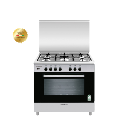 GlemGas Gas Cooker / 5 Burner / 60X90 / FS / Steel - (AL9612GIFS)