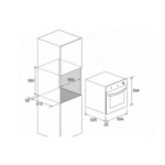فرن كهرباء بلت ان ميديا , 60سم , شواية كهرباء , 9 وظائف , مروحة , شاشة ديجيتال , 3000وات , ستانلس ستيل - (65DAE40139) - Image 2