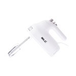 خلاط يدوي ايه تي سي , 5 سرعات + تربو , مضرب بيض + خطافات عجين ,400 واط , أبيض (H-HM651)