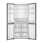 ⁦ثلاجة هاير , 17.80 قدم,مكعب , دولابي - 4 باب , فضي - (HRF-550SG)⁩ - الصورة ⁦2⁩