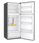 ⁦ثلاجة هاير 16.9 قدم,مكعب 2 باب فضي - (HRF-580NS)⁩ - الصورة ⁦2⁩