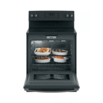 ⁦فرن كهربائي جنرال اليكتريك,سيراميك,4عيون,رمادي غامق - (JSB645FKDS)⁩ - الصورة ⁦3⁩