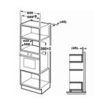 ميكروويف كلفيناتور بلت ان , شواية , 34 لتر , 1000 وات , اسود - (KMB34DB) - Image 2