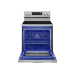 ⁦فرن ال جي كهربائي , سيراميك , 5 عيون , مروحة فرن , واي فاي , تنظيف ذاتي , ستنالس ستيل - (LREL6323S)⁩ - الصورة ⁦4⁩