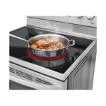 ⁦فرن ال جي كهربائي , سيراميك , 5 عيون , مروحة فرن , واي فاي , تنظيف ذاتي , ستنالس ستيل - (LREL6323S)⁩ - الصورة ⁦9⁩