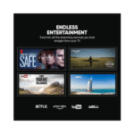 (NIK70MEU4QLED) - شاشة نيكاي 70بوصة كيوليد , ويب او اس , سمارت , تصميم إطار نحيف , 2يو اس بي , 3 اتش دي ام اي - Image 3