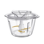 ⁦قطاعة خضار سينكور(زجاج) , 1 لتر, 4 شفرات , 500وات - (SCB5100WH)⁩ - الصورة ⁦3⁩