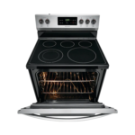 ⁦فرن كهربائي جيبسون,سيراميك,5عيون,ستيل - (SCRE3054AS)⁩ - الصورة ⁦2⁩