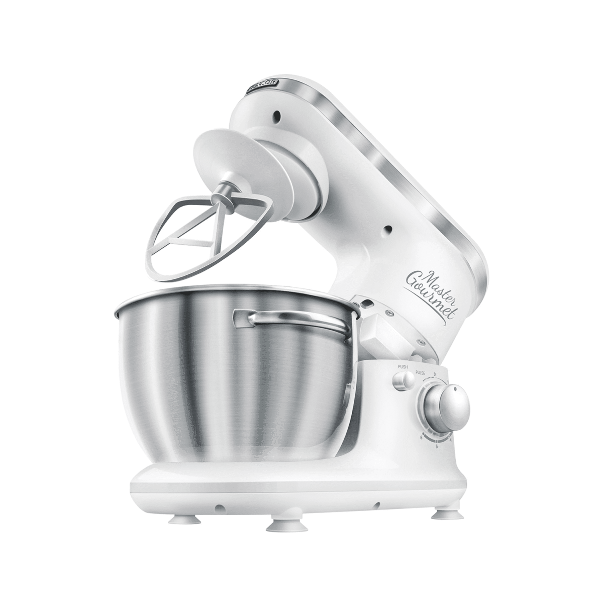 عجانة سينكور , وعاء 4 لتر, 6 سرعات , 600وات , ابيض - (STM 3620WH) - Image 4