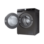 ⁦غسالة سامسونج اوتوماتيك , تحميل أمامي , واي فاي , انفرتر , بخار, غسيل 12 كيلو - مجفف 8 كيلو , إينوكس - (WD12TP34DSX,YL)⁩ - الصورة ⁦4⁩