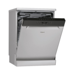 ⁦غسالة أطباق ويرلبول , 14 مكان , 2 رف , 8 برامج , فضي - (WFC3C26X)⁩ - الصورة ⁦2⁩