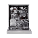 ⁦غسالة أطباق ويرلبول , 14 مكان , 2 رف , 8 برامج , فضي - (WFC3C26X)⁩ - الصورة ⁦3⁩