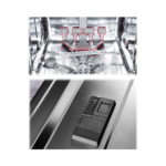 ⁦غسالة أطباق ويرلبول , 14 مكان 2 رف , 10 برامج , ابيض - (WFO3T123PL)⁩ - الصورة ⁦4⁩