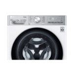 ⁦غسالة إل جي فول اوتوماتيك , تحميل أمامي , بخار, ماتور عاكس , واي فاي , غسيل تربو , 12 كجم - مجفف 8 كجم , ابيض - (WSV1208WHT)⁩ - الصورة ⁦3⁩