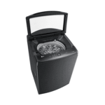 ⁦غسالة فول اوتومايك ال جي, 24 كجم , تحميل علوي , واي فاي , تنشيف 75% , 6 حركات غسيل , انفرتر , غسيل تربو , اسودThinQ - (WTV24HHP)⁩ - الصورة ⁦6⁩