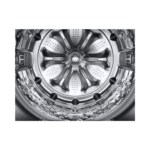 ⁦غسالة فول اوتومايك ال جي, 24 كجم , تحميل علوي , واي فاي , تنشيف 75% , 6 حركات غسيل , انفرتر , غسيل تربو , اسودThinQ - (WTV24HHP)⁩ - الصورة ⁦8⁩