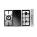 مسطح بلت ان غاز كلفيناتور, 90سم , 3 عيون غاز , قواعد حديد زهر - (KH-G90-3GBTLC-2,X)