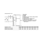 (KDN76AW41B) - ثلاجة بوش , 19.1 قدم,مكعب ,542 لتر, 2 باب , ابيض - Image 2